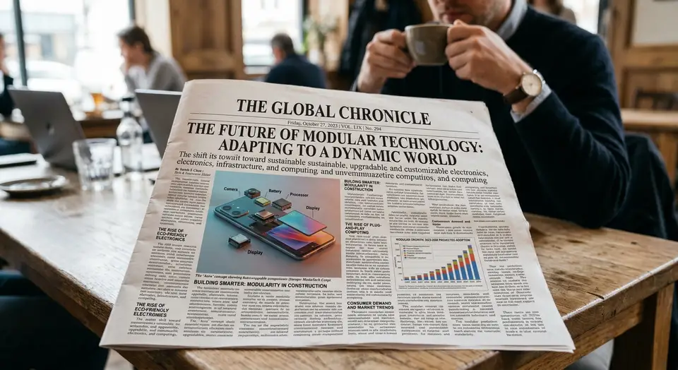 News article discussing the future of modular technology